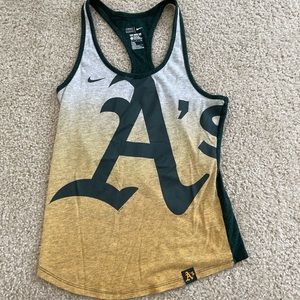 Athletic A’s Nike tank top.